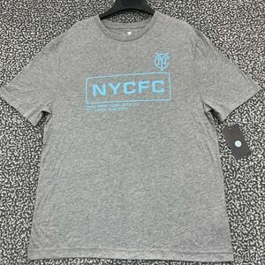 New York City FC Shirt Men Large‎ Gray Fanatics Short Sleeve Crew Neck New L